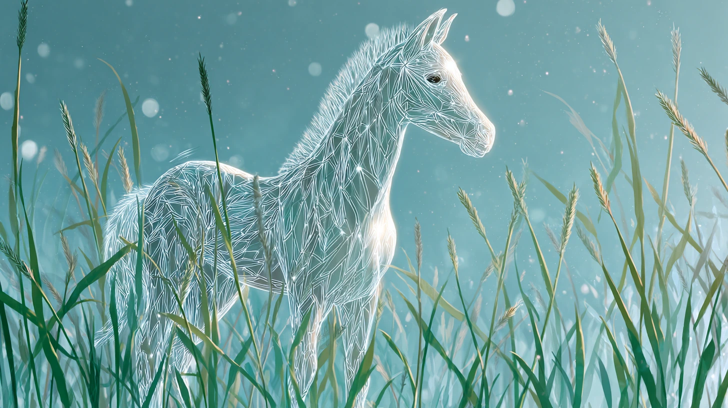 Cristalito: un potrillo que nunca conoció el dolor