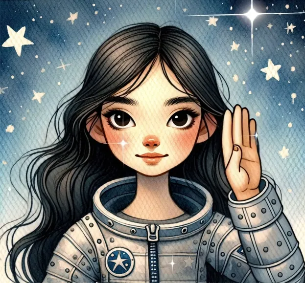 Un alma que vuela muy alto en el espacio sideral