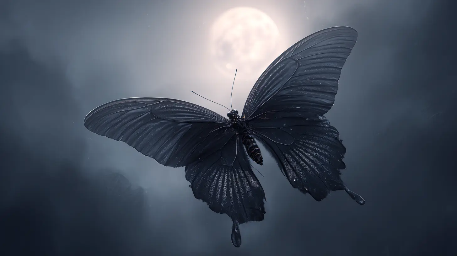 Lifia, la mariposa negra del umbral