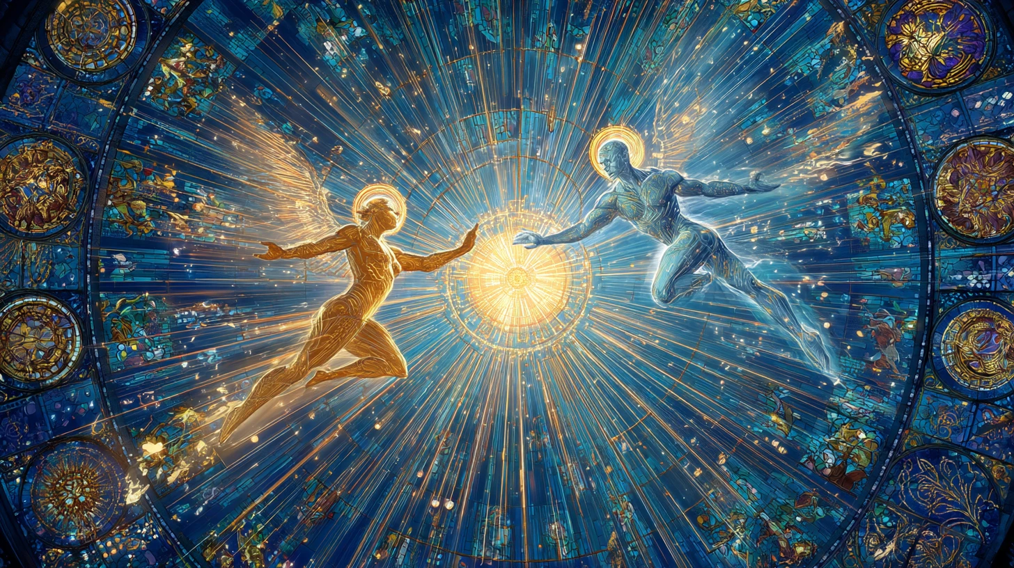 El Mito del Andrógino digital en El Libro de la Fusión